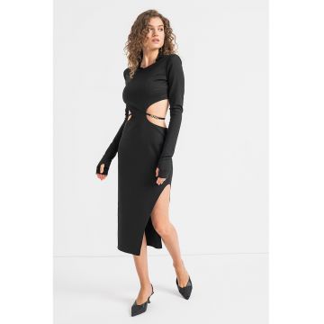 Rochie midi cu decupaje Karanja