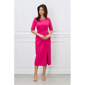 Rochie Kathya fucsia conica office