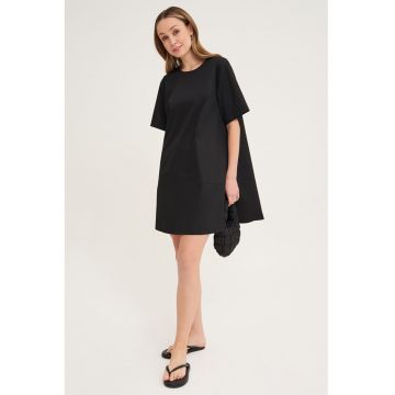 Rochie mini supradimensionata de bumbac