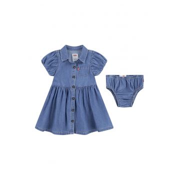 Set de rochie din denim si chiloti