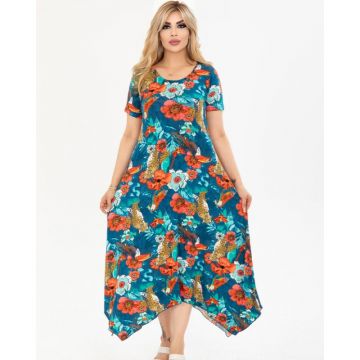 copy of Rochie lunga, Pirus, model 2, de zi, din Bumbac 2202