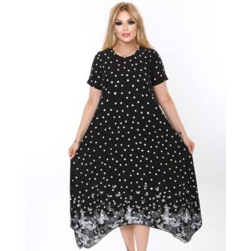 Rochie lunga, Pirus, model 2, de zi, din Bumbac 2201