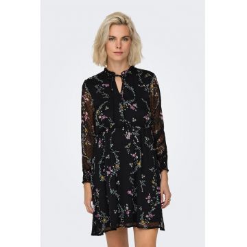 Rochie scurta cu model floral