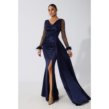 Rochie de ocazie Isaura Bleumarin