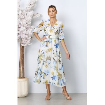 Rochie eleganta Roxa Multi Floral