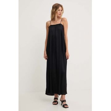 Answear Lab rochie culoarea negru, maxi, drept