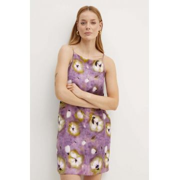 MAX&Co. rochie culoarea violet, mini, evazati, 2426226051200
