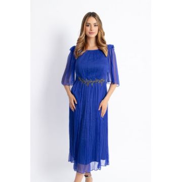 Rochie 710 royal matase naturala Viada