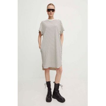 G-Star Raw rochie din bumbac mini, oversize, D24484-C339