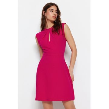 Rochie mini cu croiala in A