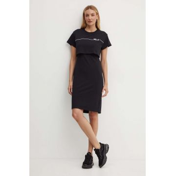 Karl Lagerfeld rochie culoarea negru, mini, drept, 245W1350