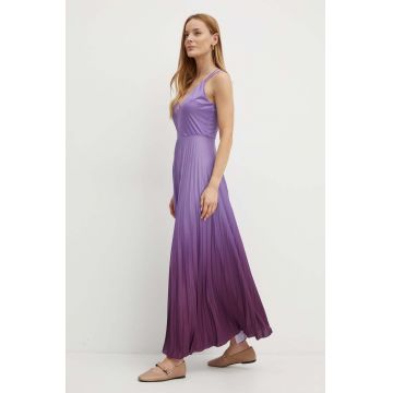 MAX&Co. rochie culoarea violet, maxi, evazati, 2426626111200