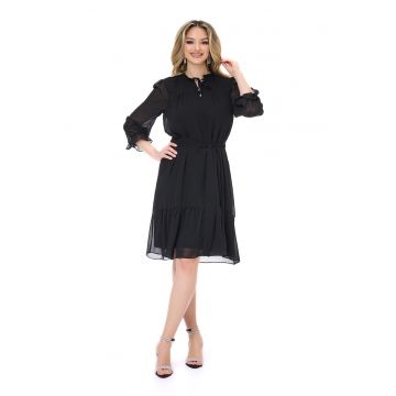 Rochie evazata cu maneci 3/4 Amelie