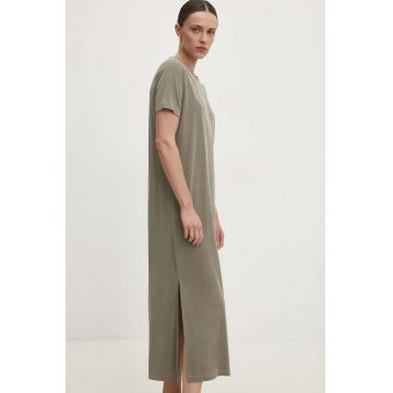 Answear Lab rochie culoarea verde, midi, drept