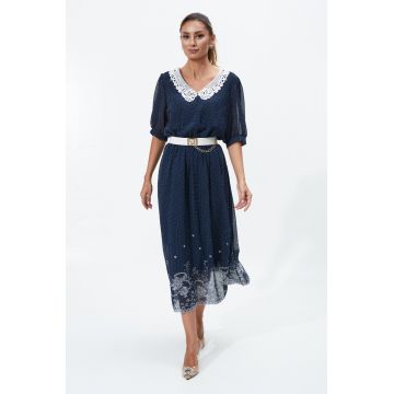 Rochie eleganta Norica Bleumarin