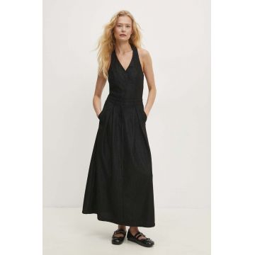 Answear Lab rochie culoarea negru, maxi, evazati