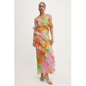 Never Fully Dressed rochie Faro Dress maxi, mulata, NFDDR1547