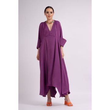 Rochie maxi mov intens