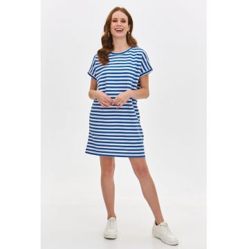 Rochie-tricou cu model in dungi