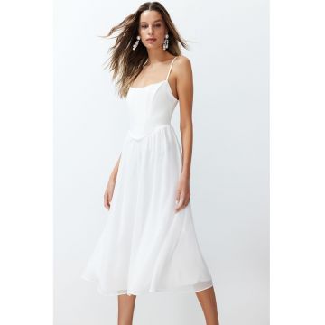 Rochie midi evazata