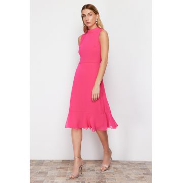 Rochie midi evazata