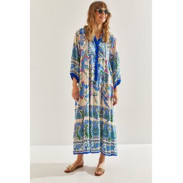 Rochie maxi cu model floral