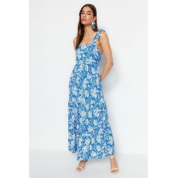 Rochie maxi cu model floral