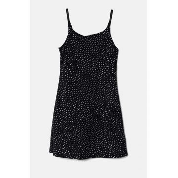 Abercrombie & Fitch rochie fete culoarea negru, mini, evazati, KI259-4093