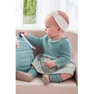 Mayoral Newborn rochie din bumbac pentru bebeluși mini, evazati, 2886