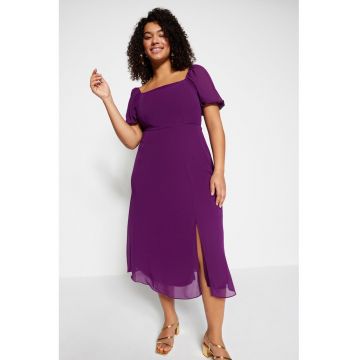 Rochie midi vaporoasa