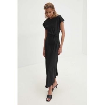 Answear Lab rochie culoarea negru, maxi, evazati