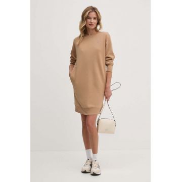 Gant rochie culoarea bej, mini, drept, 4200760