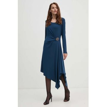 Joseph Ribkoff rochie culoarea albastru marin, mini, evazati, 243153