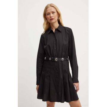 MICHAEL Michael Kors rochie culoarea negru, mini, evazati, MS48282F4C