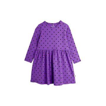 Mini Rodini rochie fete culoarea violet, mini, evazati, 2475011145