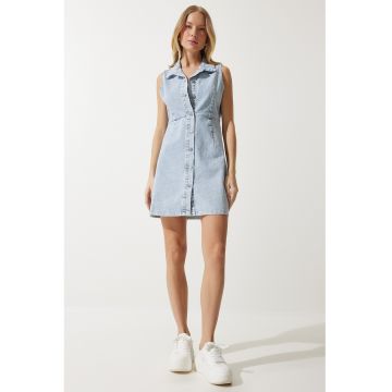 Rochie mini de denim