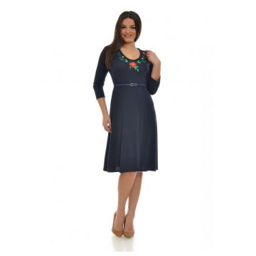 888113089-Rochie de Dama Bleumarin