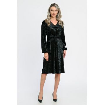 888144270-Rochie Medie Dama PQ85C - Neagra