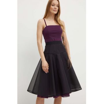 MAX&Co. rochie culoarea violet, mini, evazati, 2426626031200