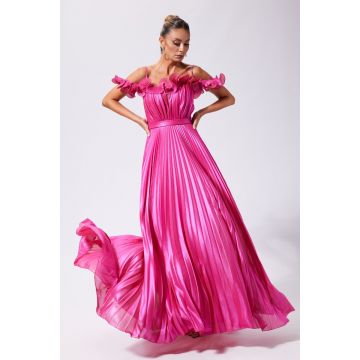 Rochie de ocazie premium Phoenix Fucsia