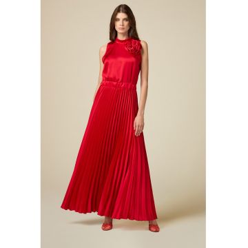 Rochie maxi cu pliuri