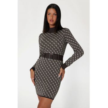 Rochie-pulover mini cu o curea