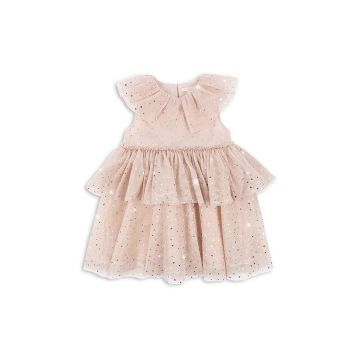 Konges Sløjd rochie fete FAIRY DRESS culoarea roz, mini, evazati, KS101513