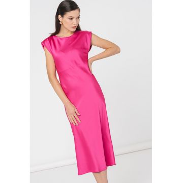 Rochie midi de satin Aquile