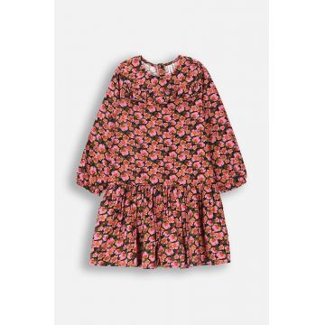 Coccodrillo rochie fete culoarea alb, mini, evazati, MYSTIC NATURE GIRL KIDS