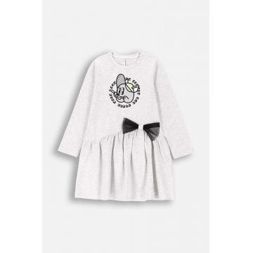 Coccodrillo rochie fete culoarea gri, mini, evazati, CARTOONS GIRL KIDS