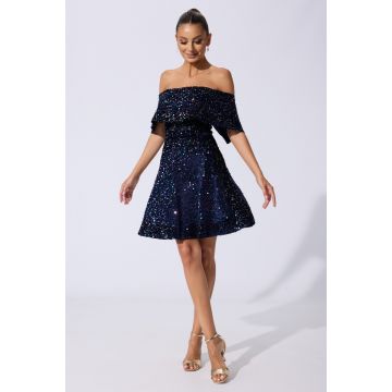 Rochie de ocazie Chantilly Bleumarin