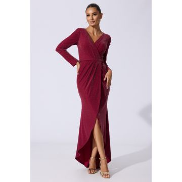 Rochie de ocazie Heather Bordo