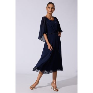 Rochie de ocazie Vika Bleumarin