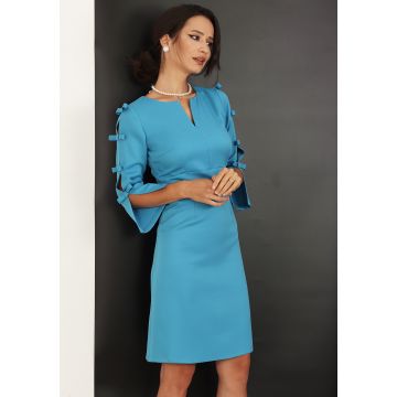 Rochie evazata albastru 36